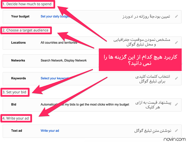 نحو? ثبت نام در گوگل ادوردز