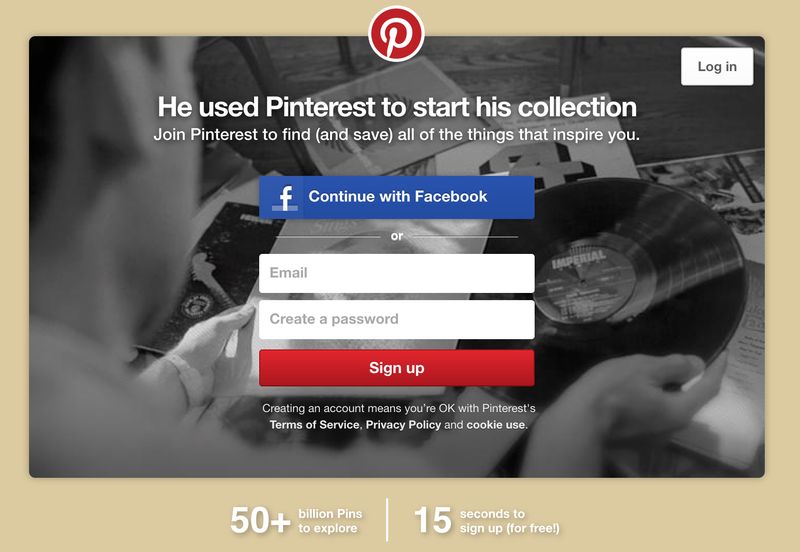 Pinterest-signup