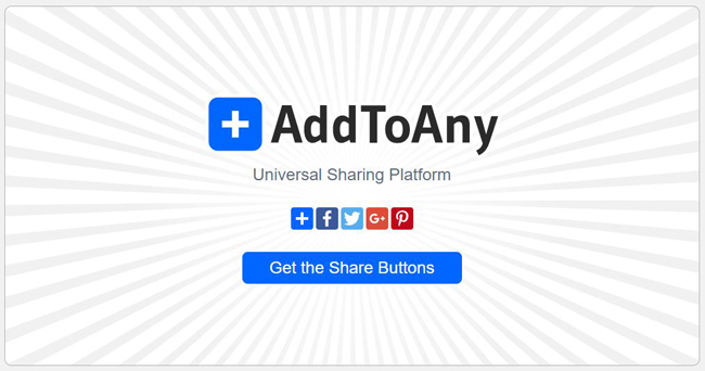 AddToAny: سرویس چیدمان دکمه‌های همرسانی در شبکه‌های اجتماعی