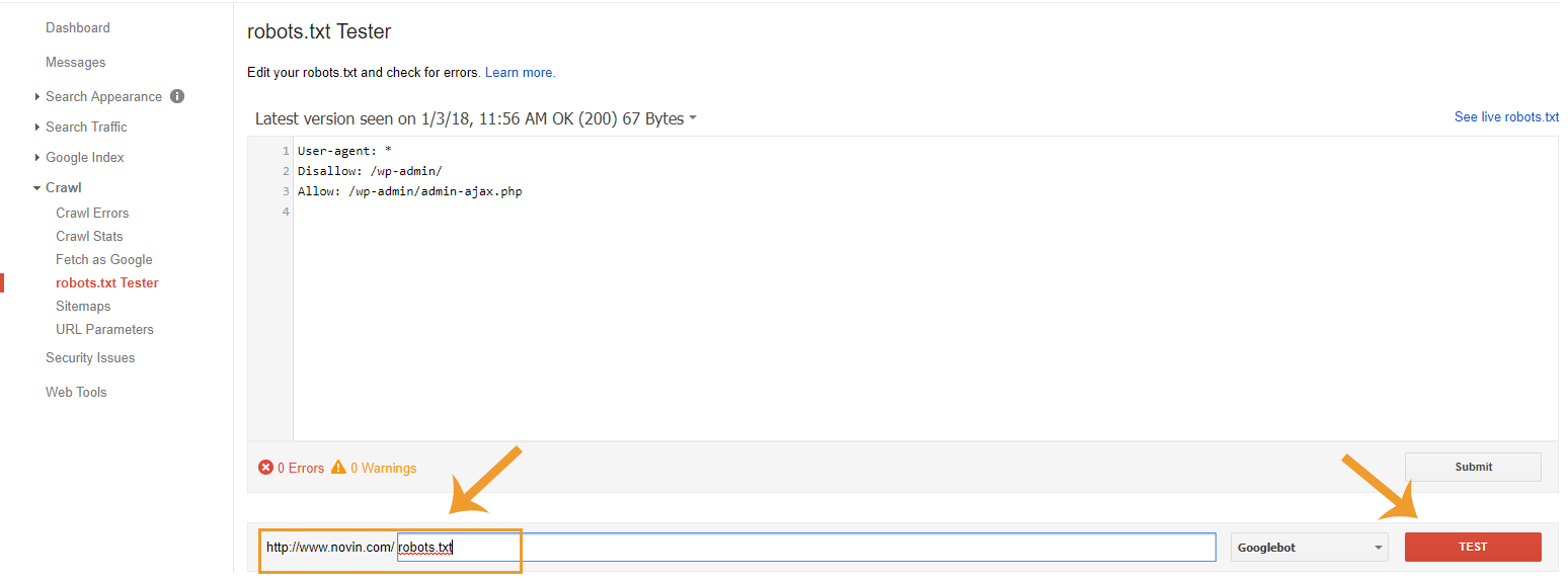 خطاهای Crawl Errors گوگل وبمستر