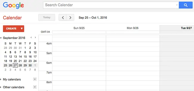 ابزار رایگان گوگل - Google Calender