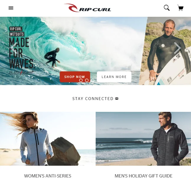 ایمیل مارکتینگ در ripcurl