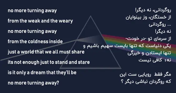 هنگام روی گرداندن - پینک فلوید