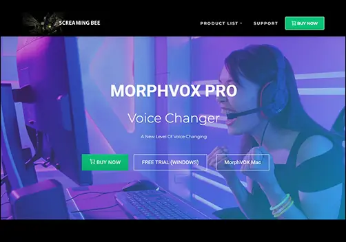در نرم افزار تغییر صدا با هوش مصنوعی MorphVOX می توانید علاوه بر تغییر صدا از افکتهای صوتی هم استفاده کنید.