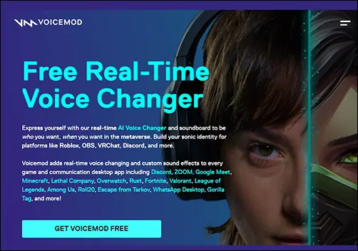 نرم افزار VoiceMode یکی از بهترین نرم افزارهای تغییر صدا با هوش مصنوعی است.