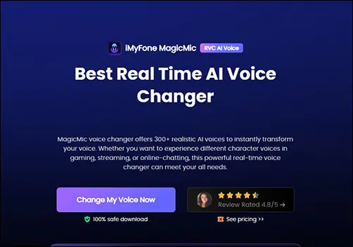 معرفی iMyFone MagicMic به عنوان یکی از بهترین ابزارهای تغییر صدا با هوش مصنوعی