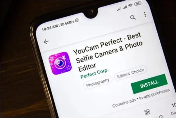 YoucamPerfect یکی از بهترین برنامههای ادیت عکس با گوشی است.