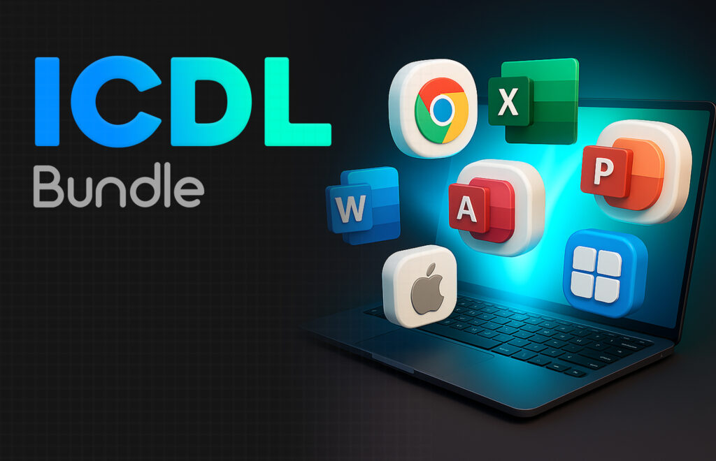 بسته جامع ICDL: مهارتهای ۷ گانه کامپیوتر + هوش مصنوعی